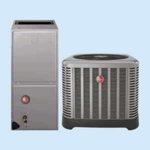 Rheem 5T COND Unit 13.4 SEER2 + Rheem Air Handler 5T  13 SEER2