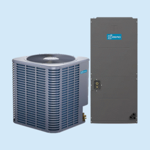 Zero Condensing Unit 5 Ton 18 SEER 24V R410a + ZERO Air handler 5 Ton Zero 18 SEER R410a